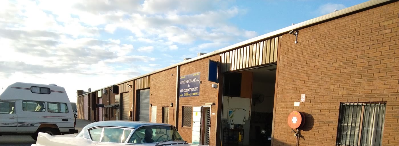 Autochill workshop frontage at the Kent Street industrial complex